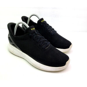 Kizik Athens Womens Size 9 Mens Sz 7.5 Black Knit Hands Free Sneaker Shoes